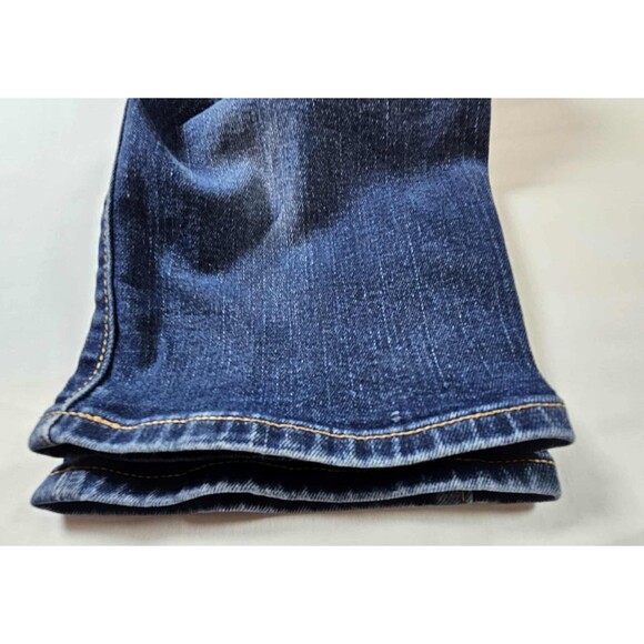 Old Navy Boys Jeans Size 18 Skinny Adjustable Waist Dark Wash - Picture 7 of 8